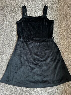 abercrombie kids Black Velvet Mini Dress